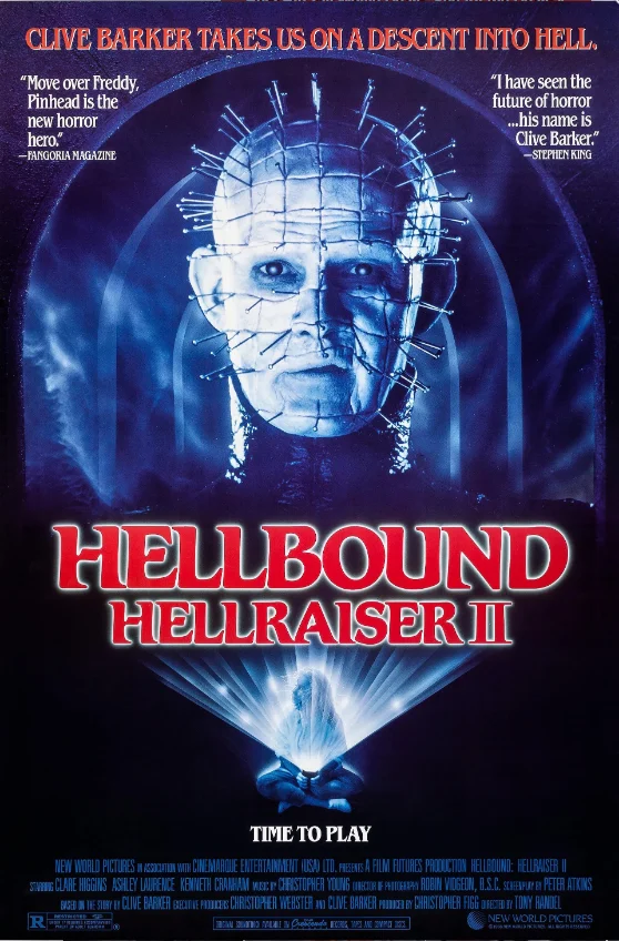 Hellbound: Hellraiser II 4K 1988 poster