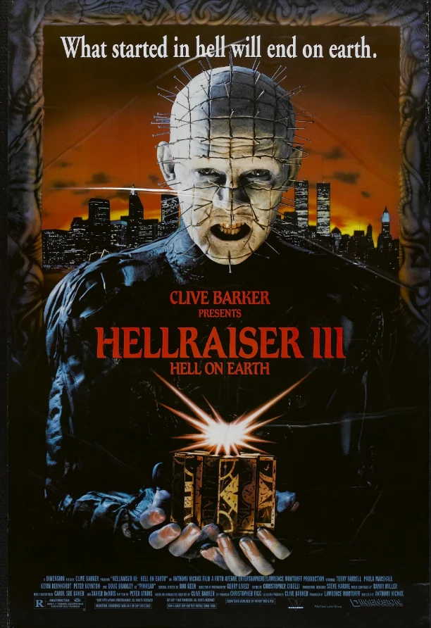 Hellraiser III: Hell on Earth 4K 1992 poster