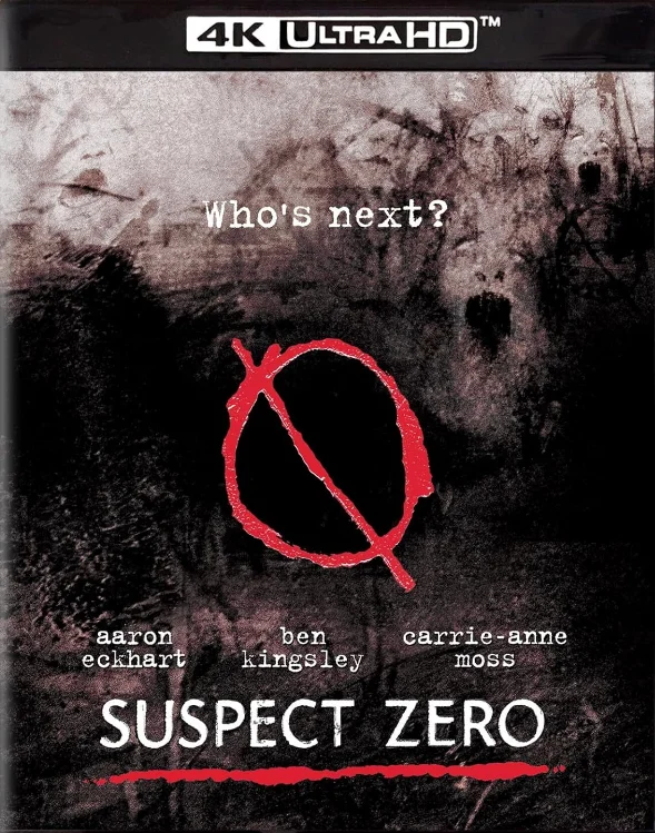 Suspect Zero 4K 2004 poster