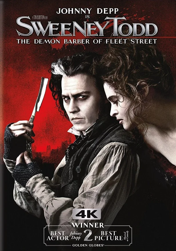 Sweeney Todd: The Demon Barber of Fleet Street 4K 2007 poster