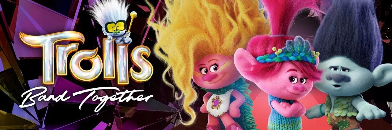 Trolls Band Together 4K 2023 big poster