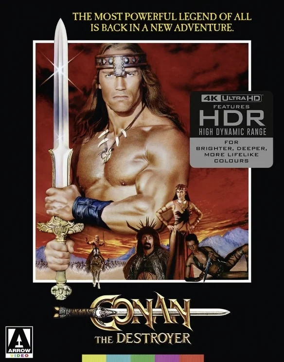 Conan the Destroyer 4K 1984 poster