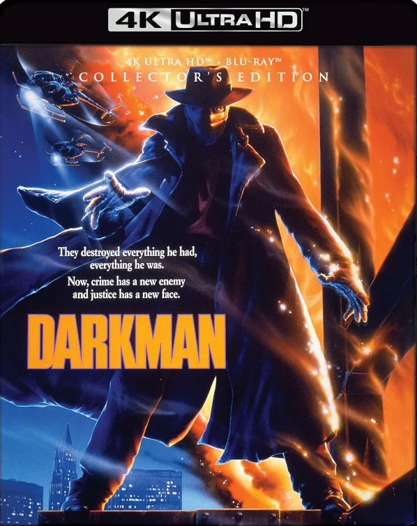 Darkman 4K 1990 poster