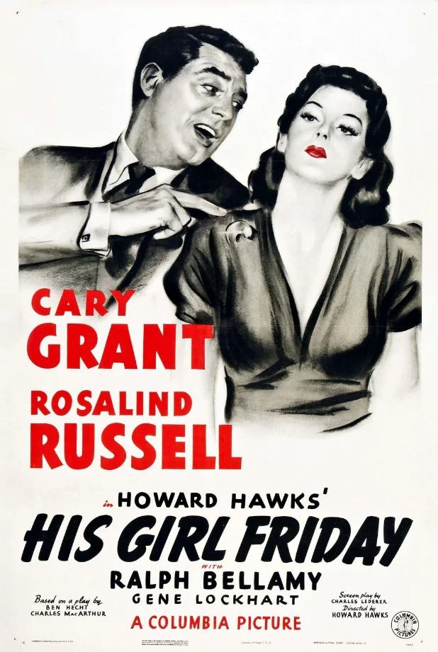 His Girl Friday 4K 1940 poster