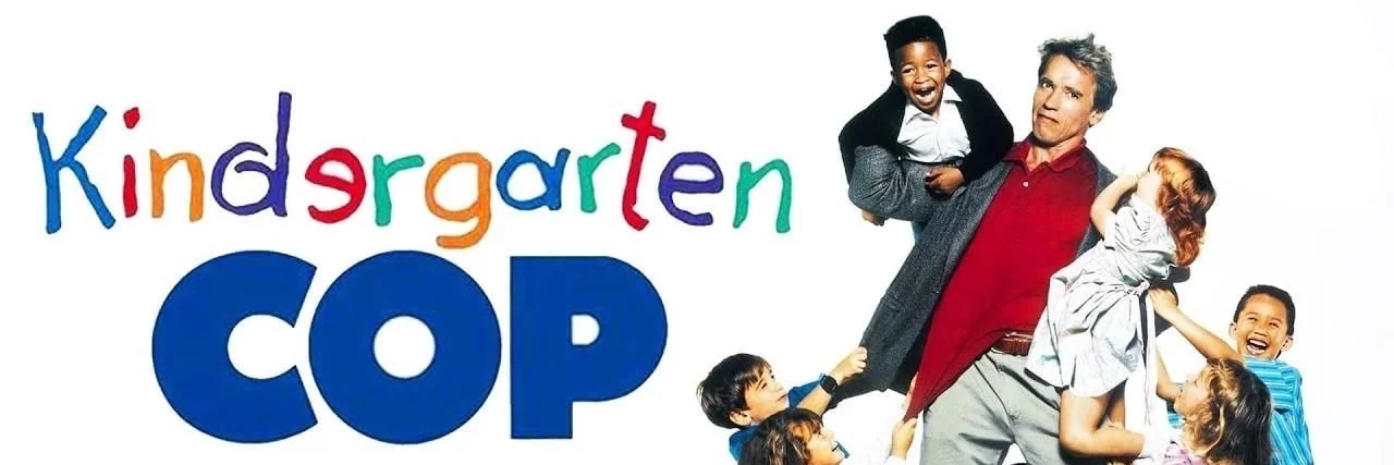 Kindergarten Cop 4K 1990 big poster