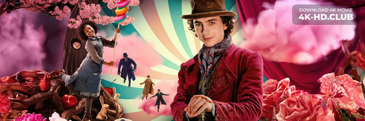 Wonka 4K 2023 big poster