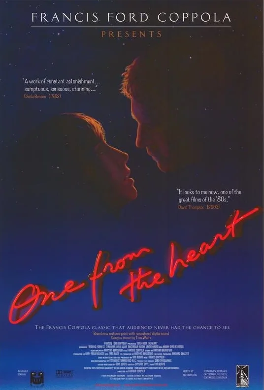 One from the Heart 4K 1981 poster