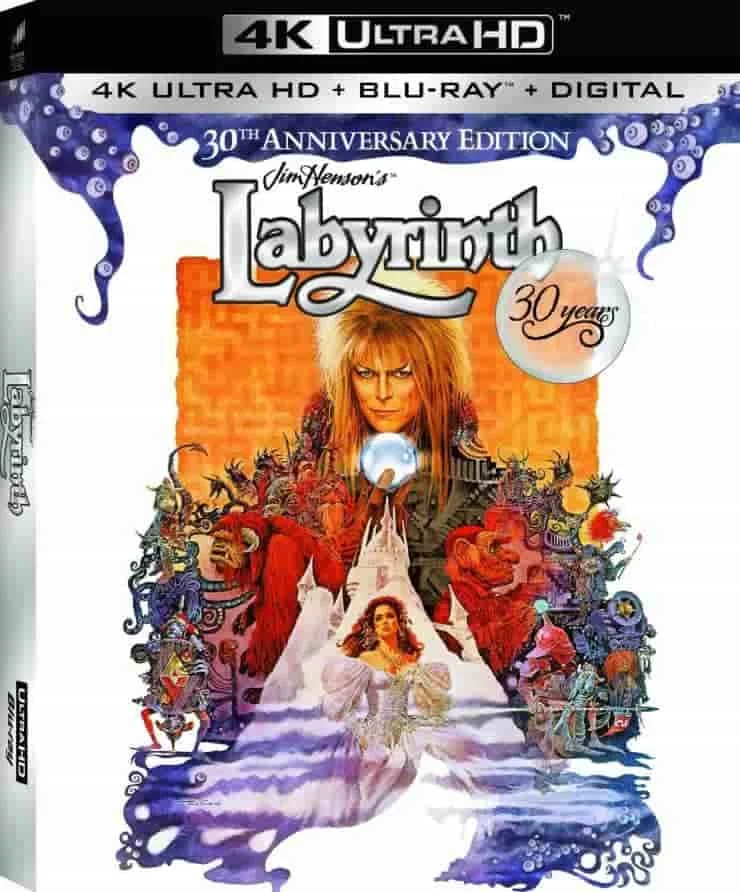 Labyrinth 4K 1986 poster