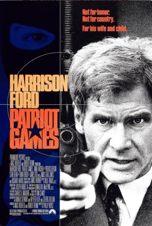 Patriot Games 4K 1992 poster