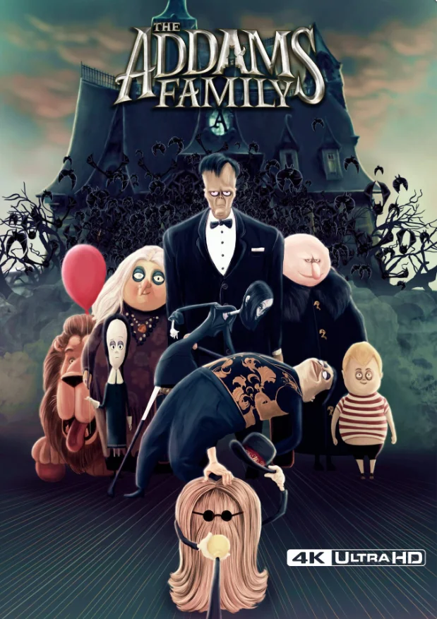 The Addams Family 4K 2019 poster