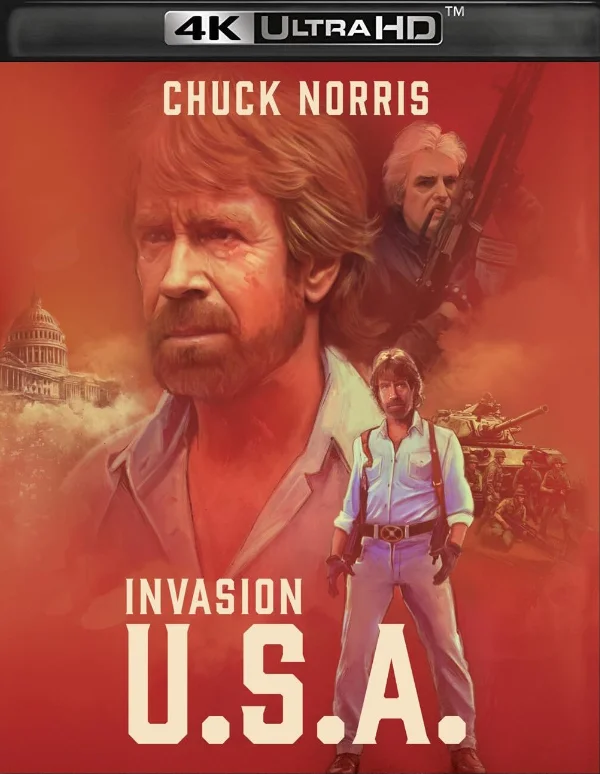 Invasion U.S.A. 4K 1985 poster