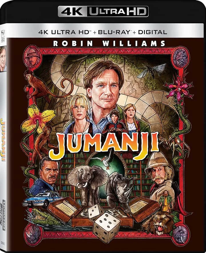 Jumanji 4K 1995 poster