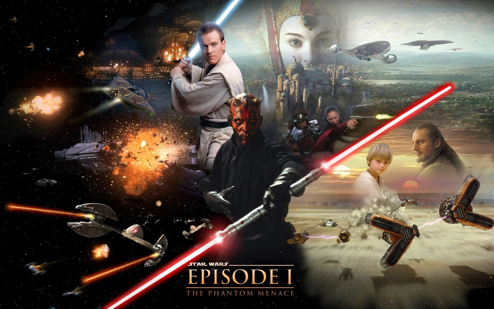 Star Wars: Episode I - The Phantom Menace 4K 1999 big poster