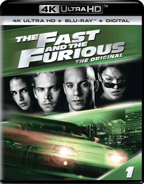 The Fast and the Furious 4K 2001 poster