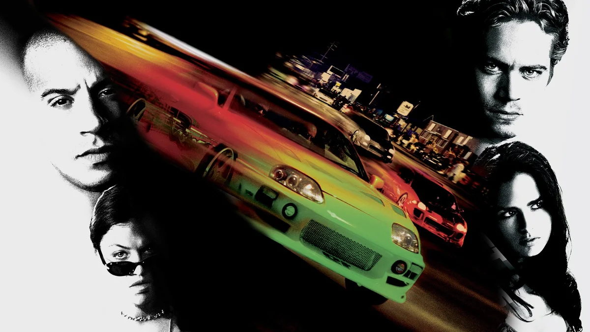 The Fast and the Furious 4K 2001 big poster