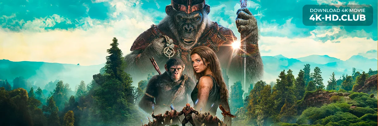 Kingdom of the Planet of the Apes 4K 2024 big poster