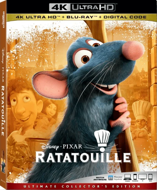 Ratatouille 4K 2007 poster