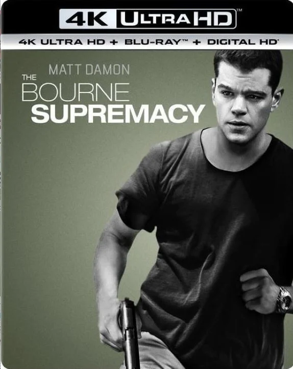 The Bourne Supremacy 4K 2004 poster