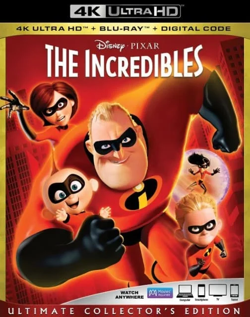 The Incredibles 4K 2004 poster