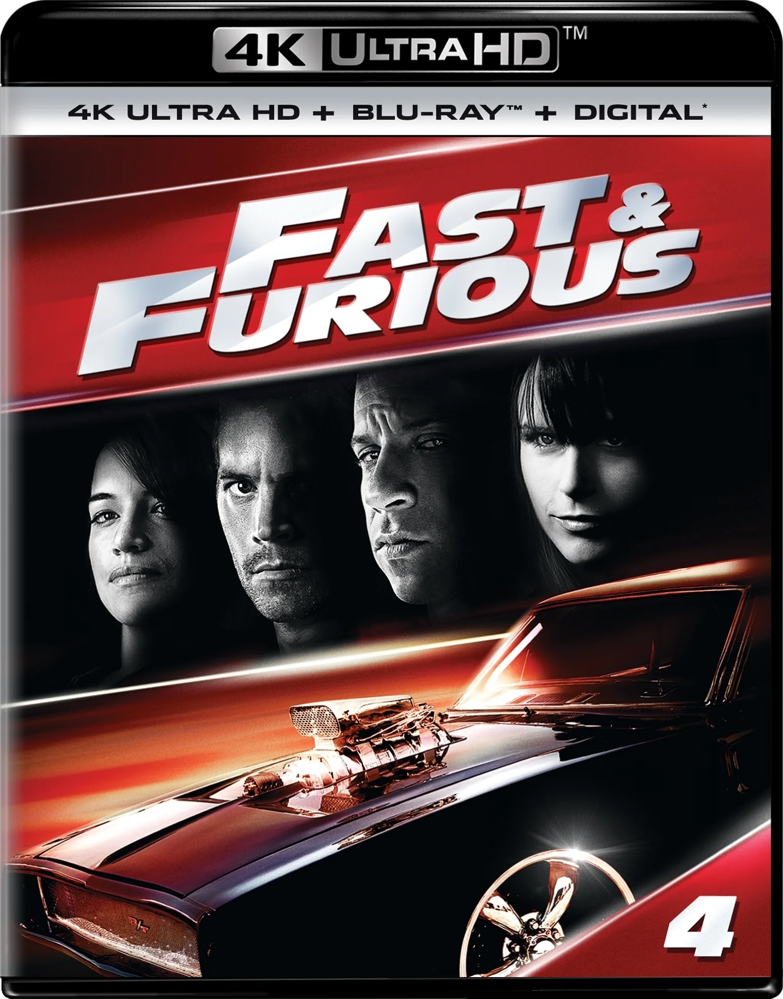 Fast And Furious 4K 2009 poster