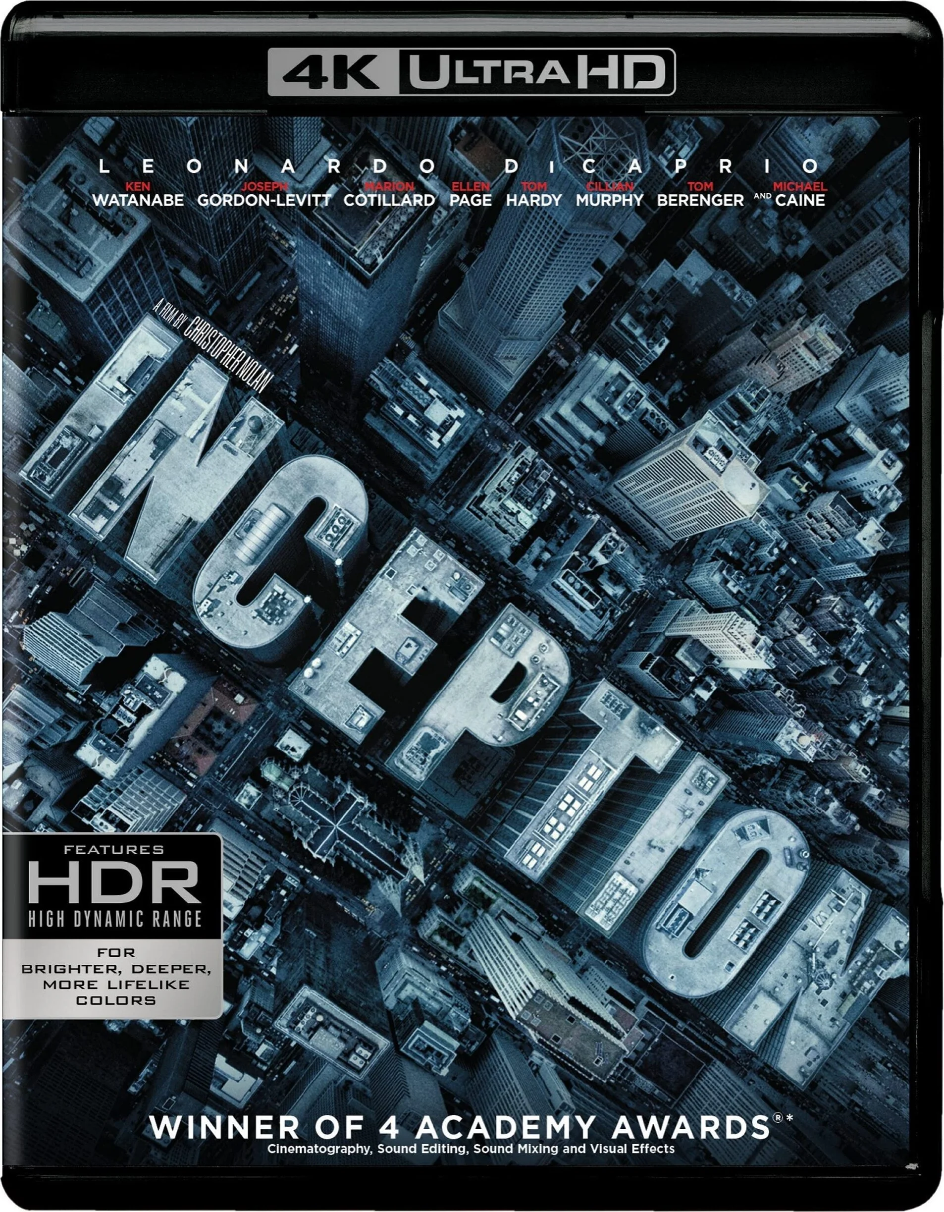 Inception 4K 2010 poster