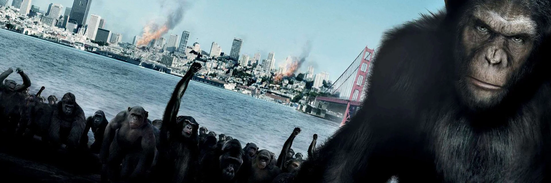 Rise of the Planet of the Apes 4K 2011 big poster