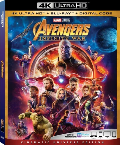 Avengers: Infinity War 4K 2018 poster