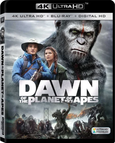 Dawn of the Planet of the Apes 4K 2014 poster