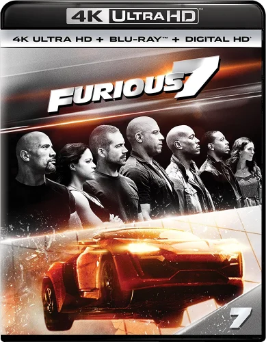 Furious 7 4K 2015 poster