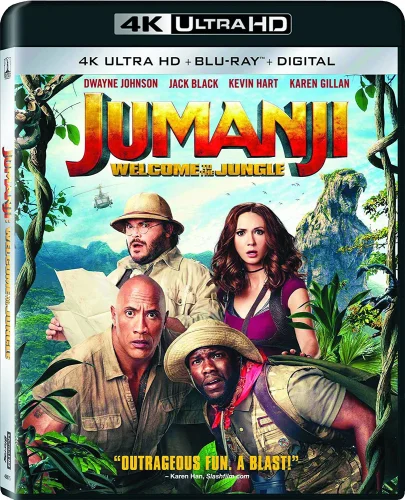 Jumanji: Welcome to the Jungle 4K 2017 poster