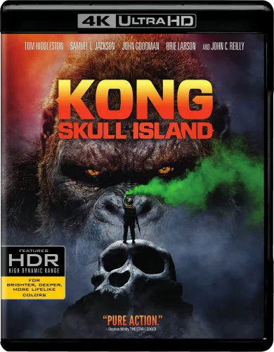 Kong: Skull Island 4K 2017 poster