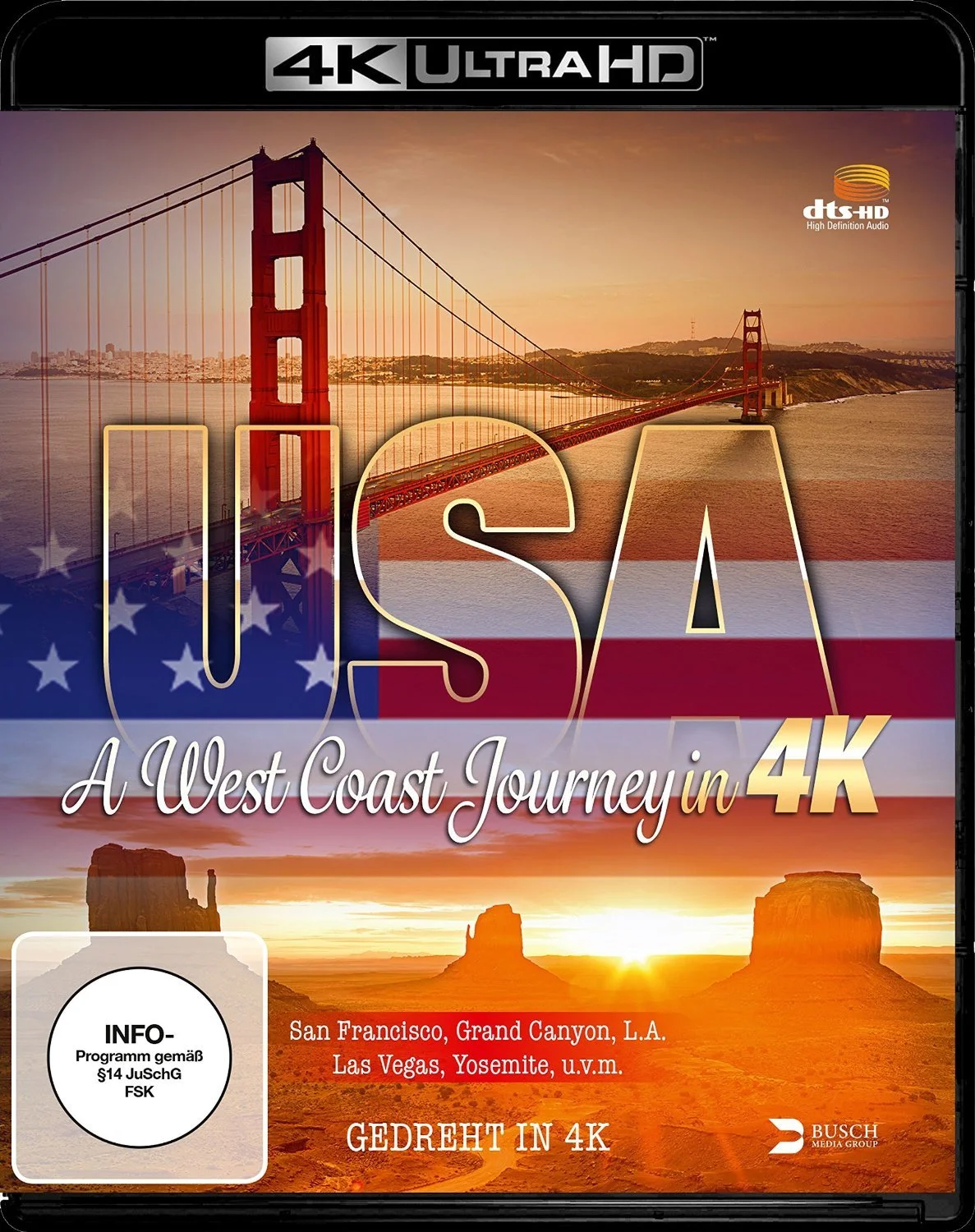 USA A West Coast Journey 4K DOCU 2014 poster