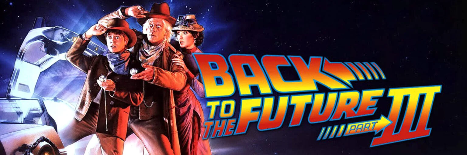 Back to the Future Part III 4K 1990 big poster