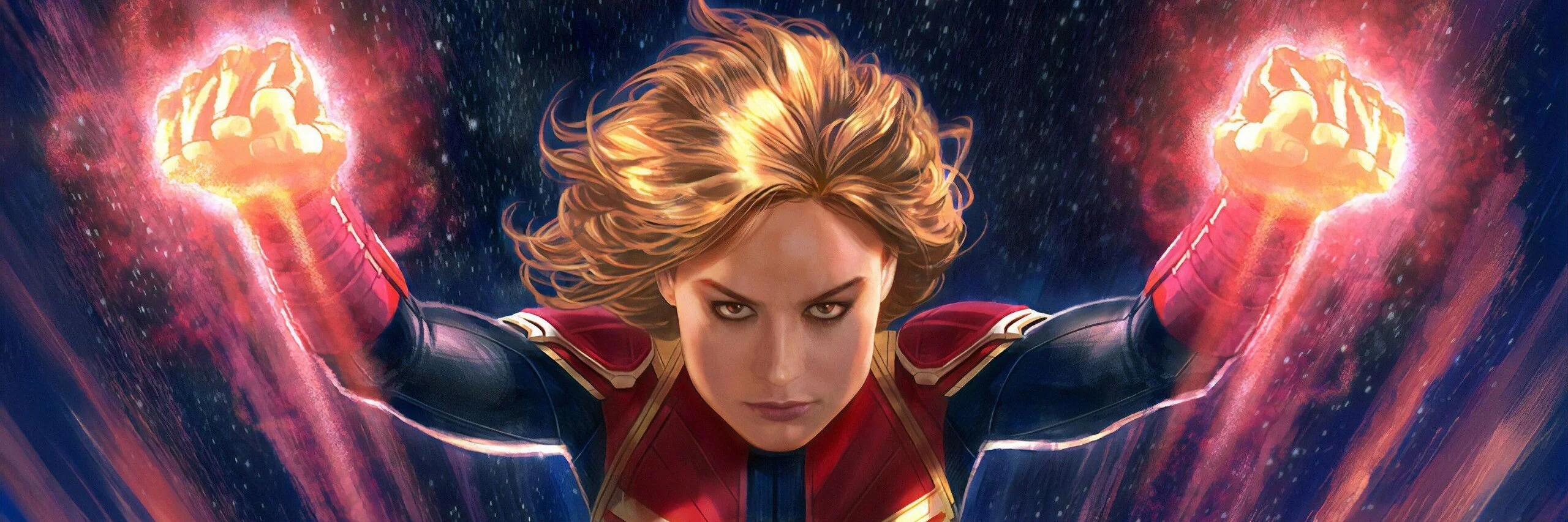 Captain Marvel 4K 2019 big poster