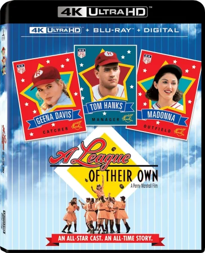 A League of Their Own 4K 1992 poster