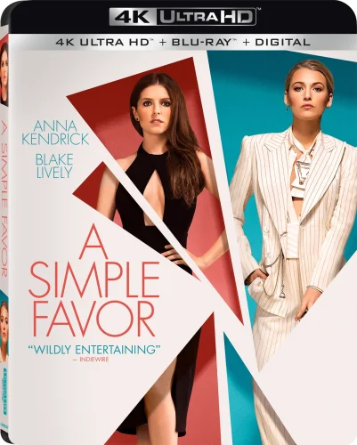 A Simple Favor 4K 2018 poster