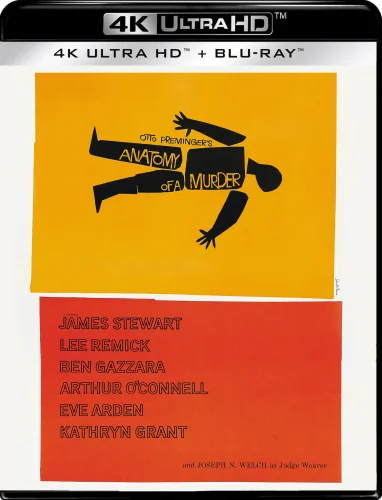 Anatomy of a Murder 4K 1959 poster