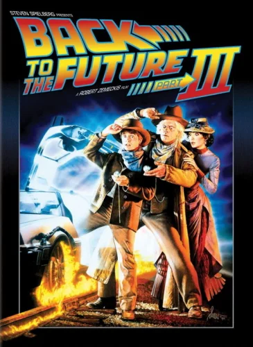 Back to the Future Part III 4K 1990 poster