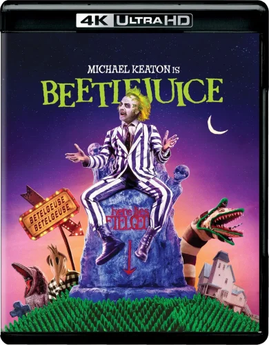 Beetlejuice 4K 1988 poster