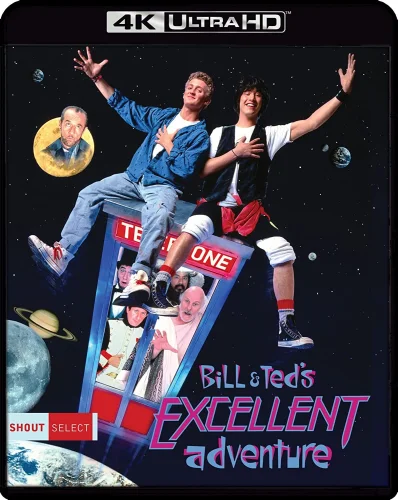 Bill & Ted's Excellent Adventure 4K 1989 poster