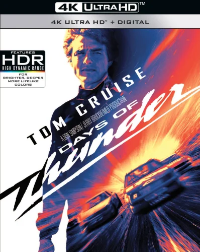 Days of Thunder 4K 1990 poster