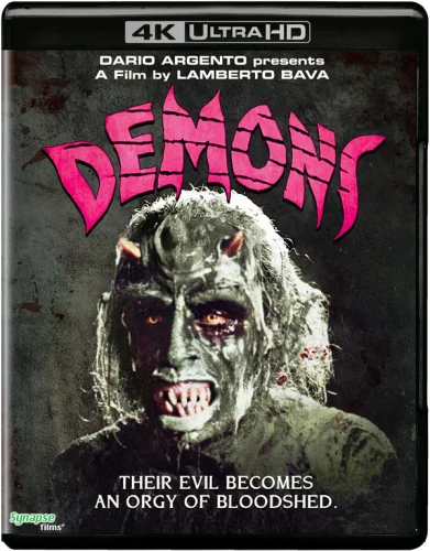 Demons 4K 1985 poster