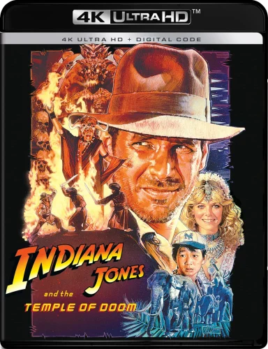 Indiana Jones and the Temple of Doom 4K 1984 poster