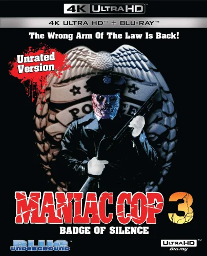 Maniac Cop 3: Badge of Silence 4K 1992 poster