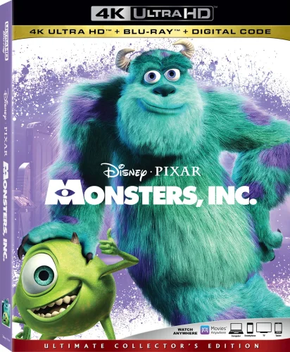 Monsters, Inc. 4K 2001 poster