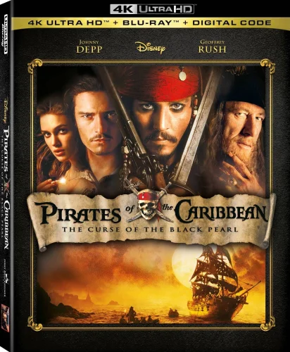 Pirates of the Caribbean: The Curse of the Black Pearl 4K 2003 poster