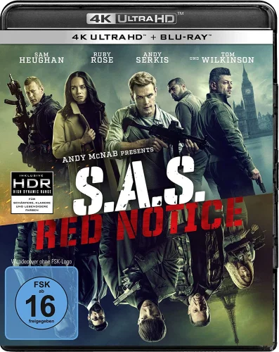 SAS: Red Notice 4K 2021 poster