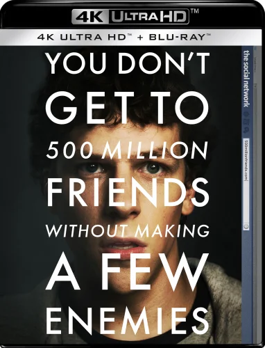 The Social Network 4K 2010 poster