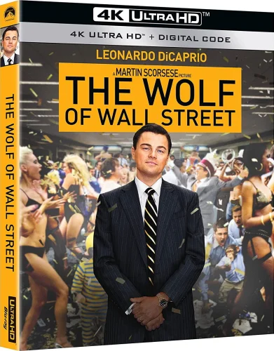 The Wolf of Wall Street 4K 2013 poster