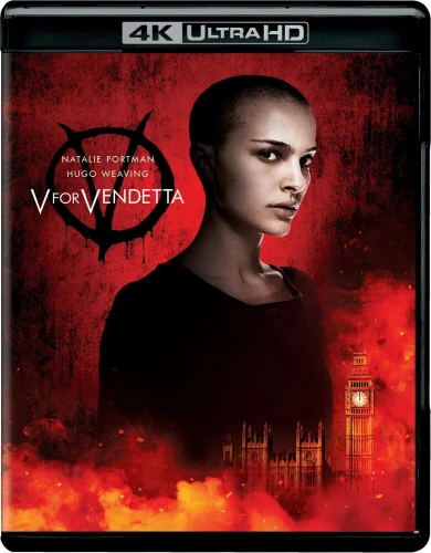 V for Vendetta 4K 2005 poster